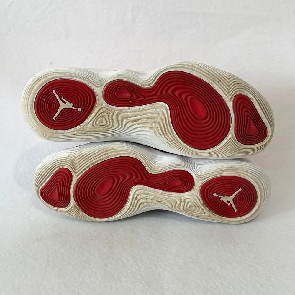 Air Jordan Super. Fly Basketball Shoes 2017 University Red White Mens Size 12
